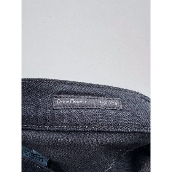 CITIZENS OF HUMANITY Drew Flounce Hem Black High Rise Cropped Jeans, Size 28 - Picture 14 of 16